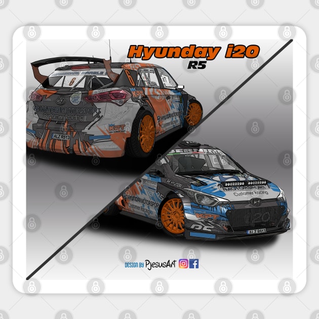 Hyunday i20 R5 Sticker by PjesusArt